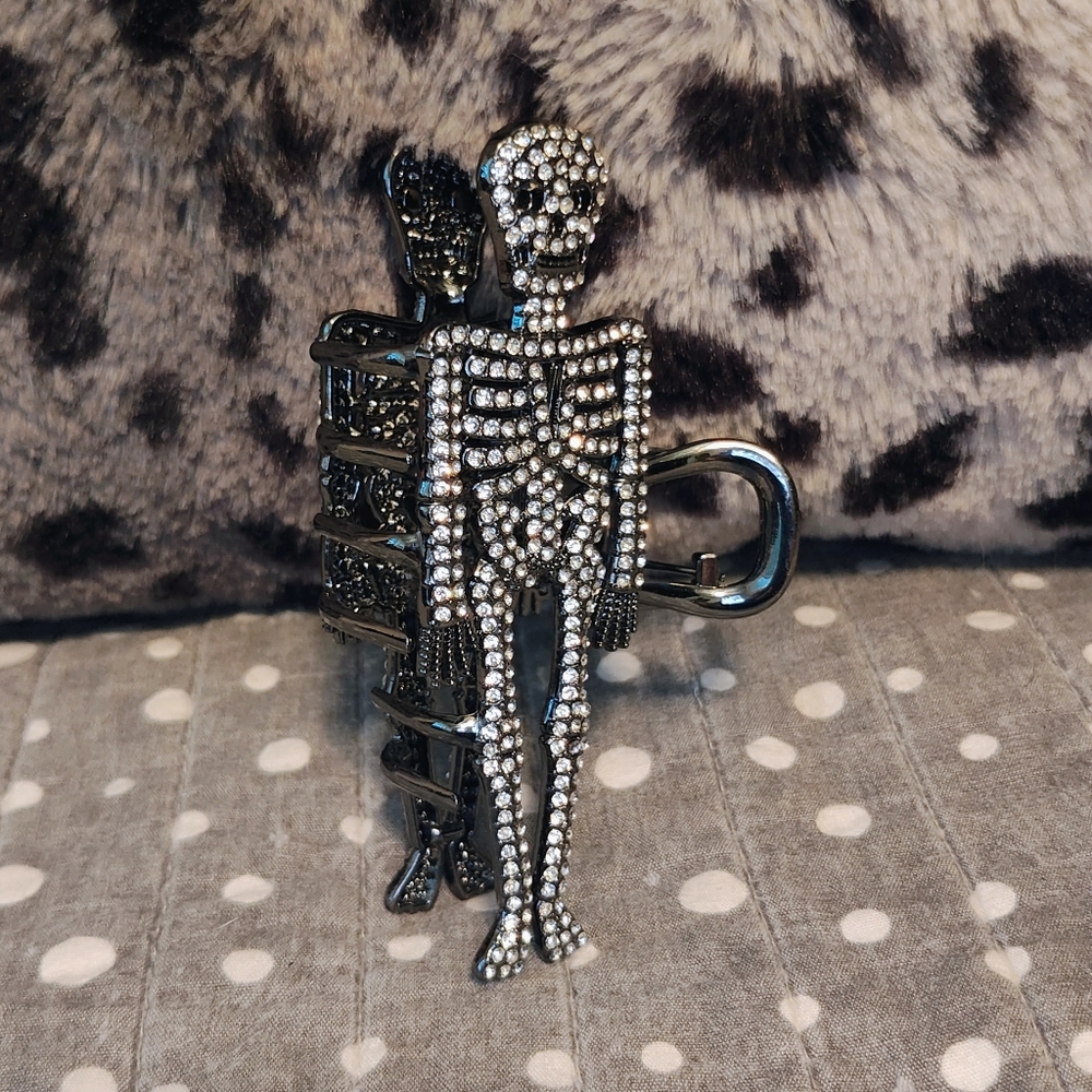 TJ Maxx Rhinestone Skeleton Claw Clip